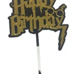 Torta beszúró " Happy Birthday" - Harry Potter