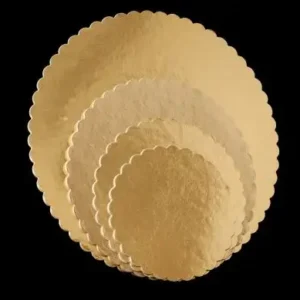 Tortaalátét Prémium kollekció  - Vastag, kerek, hullámos szélű 30 cm