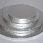 Tortadob kerek - Ezüst 203mm