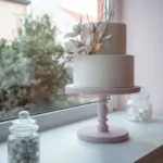 Tortatál rózsaszín 25cm