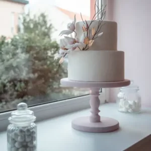 Tortatál rózsaszín 25cm