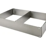 Cake-Masters Állítható  Rozsdamentes Acél sütőkeret elválasztóval  - 5cm magas