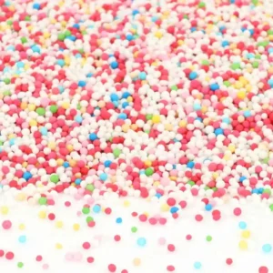 CM mini gyöngy nonpareils - színes 90g