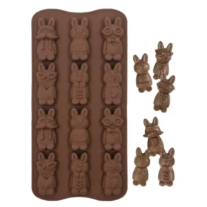 Szilikon bonbon és csokoládé forma – Nyúl