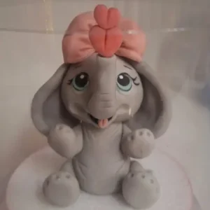 Cukorfigura - Elefánt