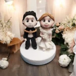 Cukorfigura - Vicces Esküvői pár Menyasszony - Vőlegény