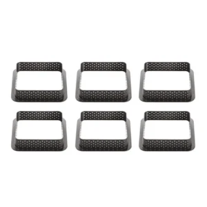 6 darabos tarte forma, desszert gyűrű - Négyszög