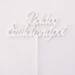 Díszítő beszúró  - Fehér fa Boldog Születésnapot