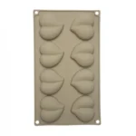 8 részes szilikon forma, mousse forma - Szív