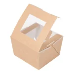 Ablakos papírdoboz 500ml 8,5cm x 12cm x5,5cm