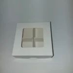 Fehér bonbon doboz – 4db-os