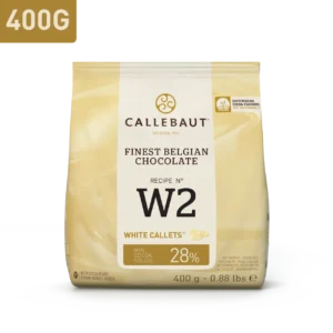 Callebaut belga csokoládé pasztilla – 28% fehércsokoládé (W2NV) 400g