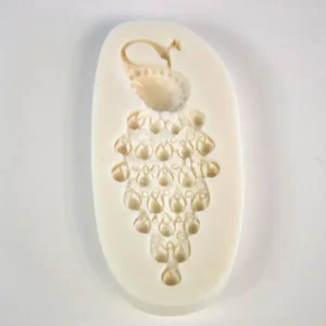 Fondant és marcipán mintázó - Páva