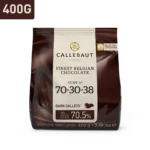 Callebaut belga csokoládé pasztilla – 70,5% étcsokoládé (703038NV)  400g