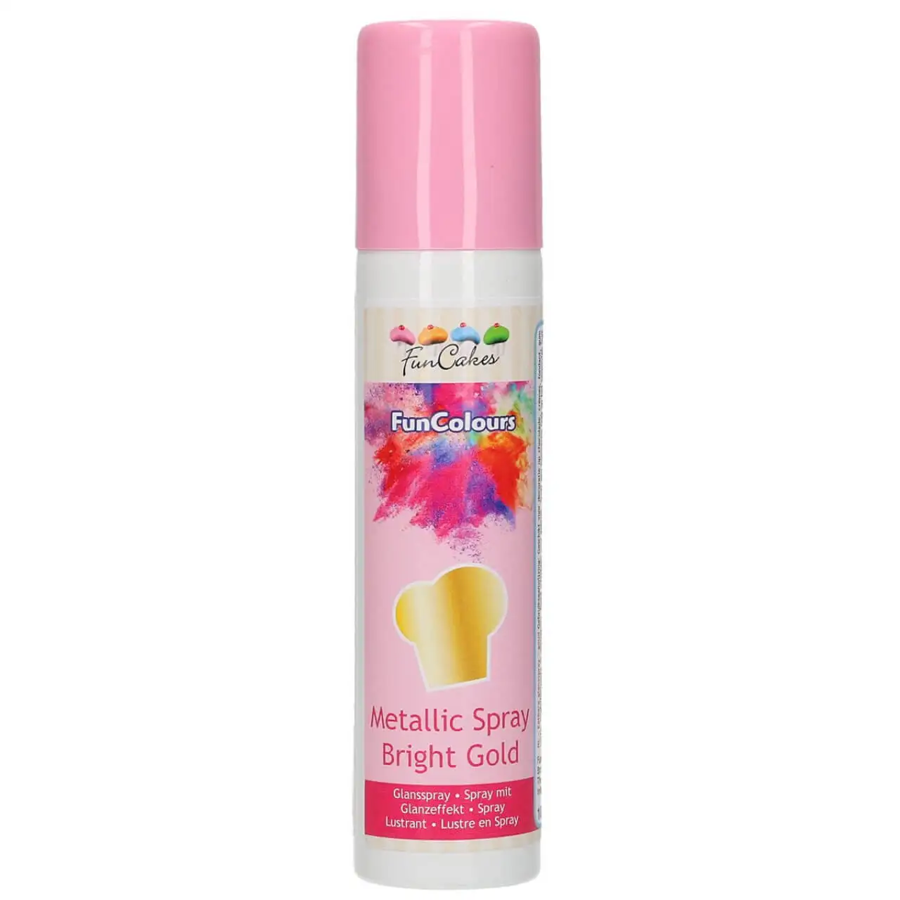 FunCakes Ételfesték Spray - Metál Arany 100ml