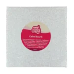 FunCakes négyzet alakú torta dob – Ezüst 30,5 x 30,5cm