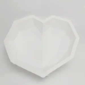 Gyémánt szív nagy szilikon sütőforma