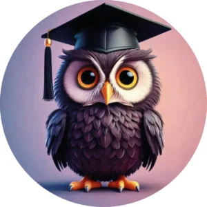 Ballagás bagoly kerek 20cm