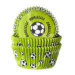 House of Marie Focis muffinkapszli - Zöld, labdával 50db