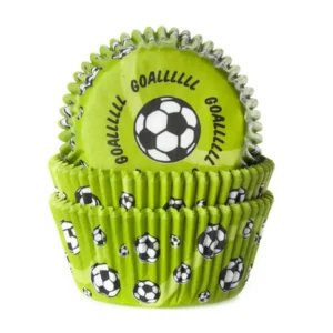 House of Marie Focis muffinkapszli - Zöld, labdával 50db