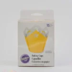 Kapszli – Muffin 15db Rakott Virágos Sárga