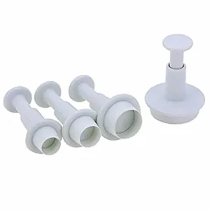 Kiszúró – Kör – 4db-os , Marcipánhoz és Fondanthoz