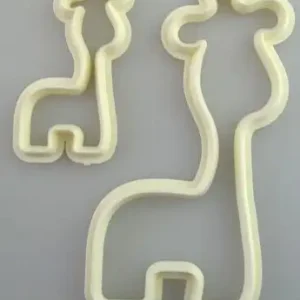 Kiszúró 2 részes műanyag - Zsiráfok I.