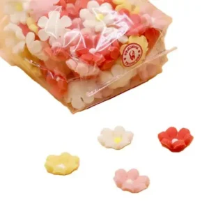 Marcipán Apró virág  Pro .- Fehér  (kb.:1,5cm)