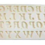 Szilikon fondant formázó - ABC betűk