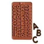 Szilikon csokiöntő forma - ABC betűk