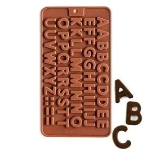 Szilikon csokiöntő forma - ABC betűk