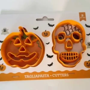 Kiszúró szett és mintázó - halloween-i tök és halálfej