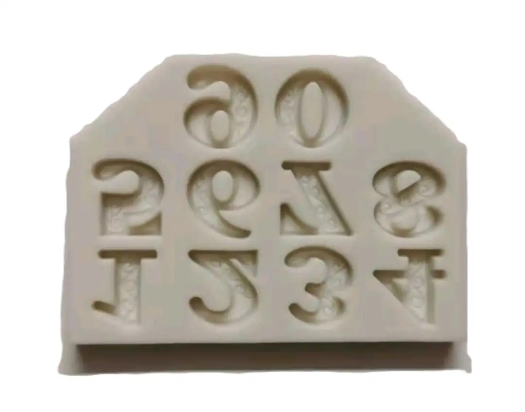 Szilikon fondant formázó - Számok