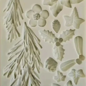 Szilikon fondant formázó - Karácsonyi ágak