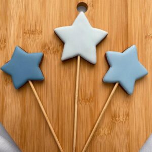 Mézeskalács - Csillag - kék - 1db
